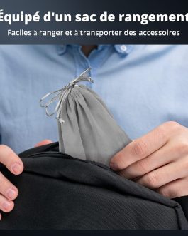 Oasser Gonfleur Pneus Voiture sans Fil Mini Compresseur à Air Portatif 150 PSI (10,3 Bar) Inflation Rapide Cylindre 17 mm Type-C USB Charge avec Tuyau de 30 cm et Sac de Rangement